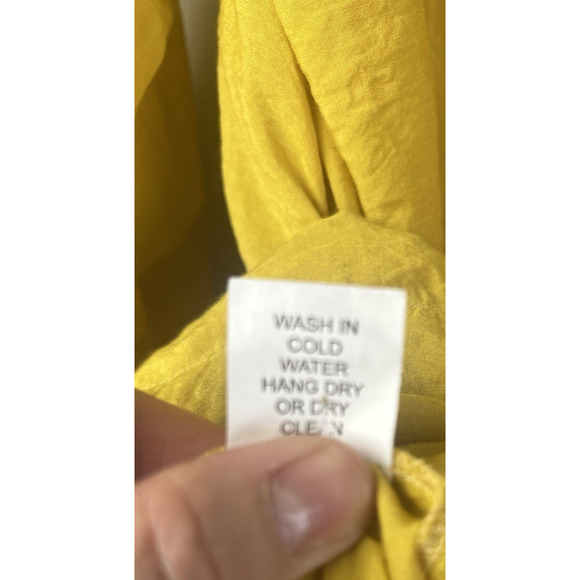 Redwood Court Silk Bamboo Ruched Collar Jacket‎ Women's Size M Ornate Artsy Boho - Picture 11 of 11